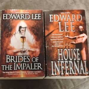 5/$20 (2) Edward Lee Paperback books. Brides Of The Impaler & House Infernal